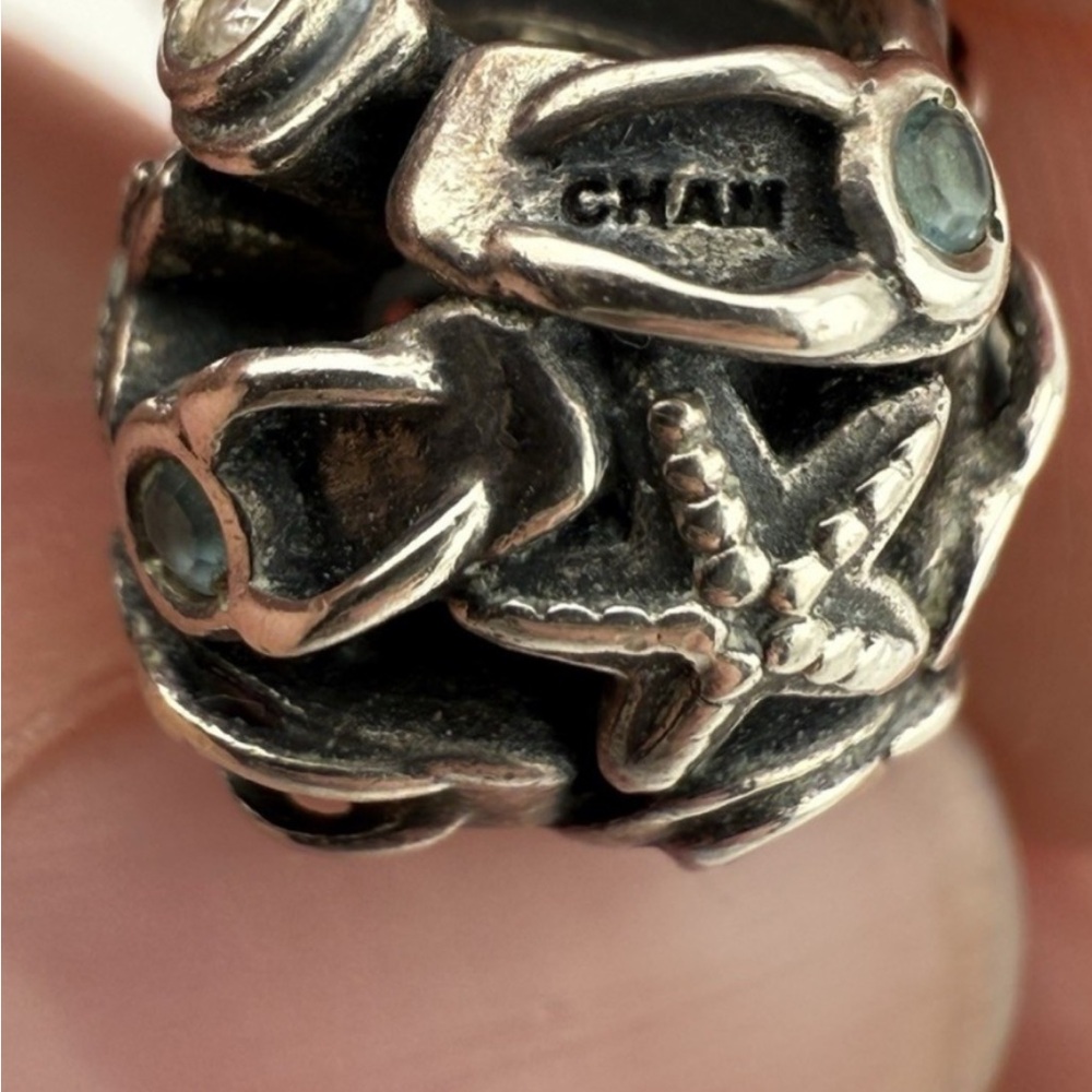 Authentic Chamilia sterling “beach” beads in sterling silver - Picture 4 of 5